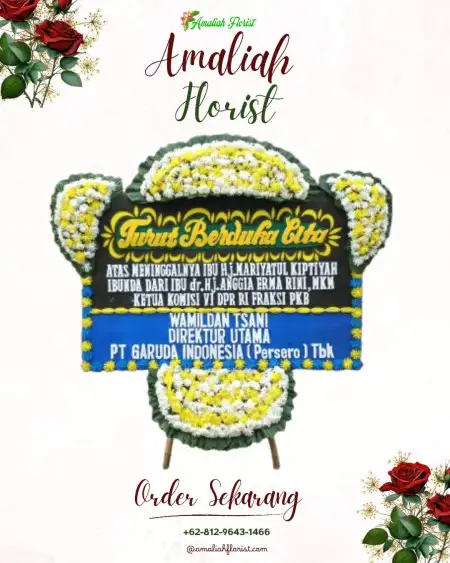 Papan Bunga Duka Saban